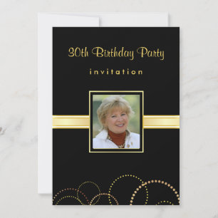Invitation de fête du 30e anniversaire - Photo Fac