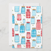 Invitation de fête du 35e anniversaire, Mason Jar (Dos)