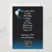 invitation de fête du 36e anniversaire (Dos)