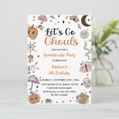 Invitation de fête du 5e anniversaire d'Halloween  (Debout devant)