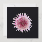 Invitation de fête du 60e anniversaire Gerbera Dai (Dos)