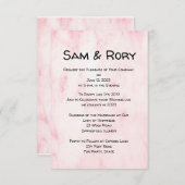 Invitation de fête du Mariage simple post vidéo (Devant / Derrière)