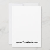 Invitation de fête écologique (Dos)