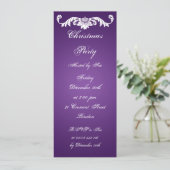 Invitation de fête élégante avec ornement vintage  (Debout devant)