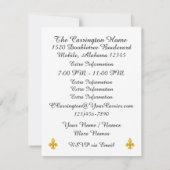 Invitation de fête en Louisiane (Dos)