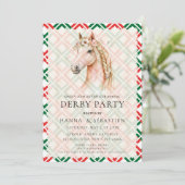 Invitation de fête équestre de Derby (Debout devant)