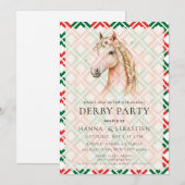 Invitation de fête équestre de Derby (Devant / Derrière)