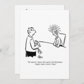 Invitation de fête - Esprit de Noël (Devant / Derrière)