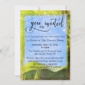 Invitation de fête et d'événement générale Feuille (Devant)