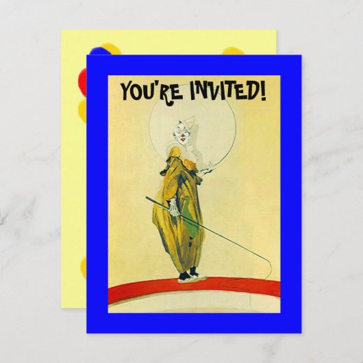 INVITATION DE FÊTE FERWN ~ FACILE À CUSTOMISER! (Devant / Derrière)