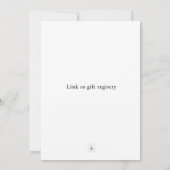 Invitation de fête florale bohème (Dos)