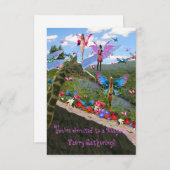 Invitation de fête Foire (Fée) Rassemblement (Devant / Derrière)