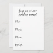 Invitation de fête - Funny ClaraT (Dos)