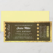Invitation de fête glamour (Devant / Derrière)