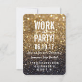 Invitation de fête| Gold Lit Nite Fab (Devant)