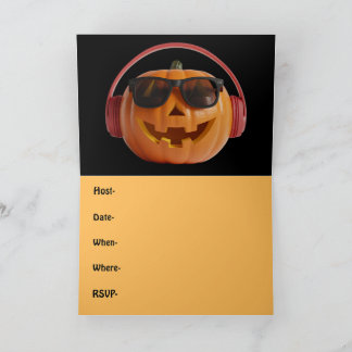 Invitation de fête Halloween