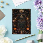 Invitation de fête Halloween modifiable de la Mais (Insitu (Mariage))