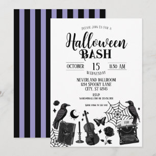 Invitation de fête Halloween personnalisée
