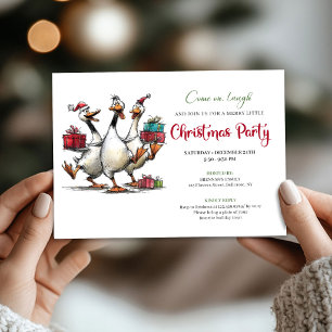 Invitation de fête humoristique de la brigade des