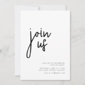 Invitation de fête Join Us pour toutes occasions (Devant)