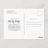 Invitation de fête minimaliste moderne Wreath (Dos)