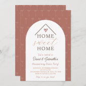 Invitation de fête modifiable au réchauffement du  (Devant / Derrière)