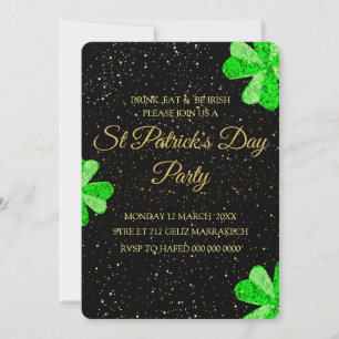 Invitation de fête modifiable pour la Saint-Patric
