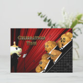 Invitation de fête - Musique - FAMILLE DE POMMES D (Debout devant)