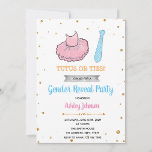 Invitation de fête neutre en matière de genre