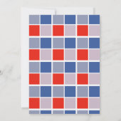 Invitation de fête patriotique mignonne (Dos)