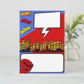 Invitation de fête personnalisable : anniversaire  (Debout devant)