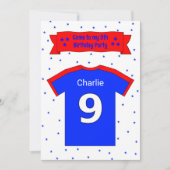 Invitation de fête personnalisée pour 9e anniversa (Devant)