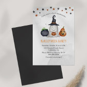 Invitation de fête personnalisée pour l'Halloween 