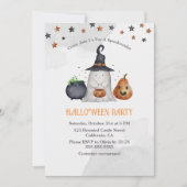 Invitation de fête personnalisée pour l'Halloween  (Devant)