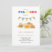 Invitation de fête philippine Dîner d'anniversaire (Debout devant)