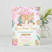 Invitation de fête pour décoration de maison en pa (Debout devant)