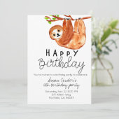 Invitation de fête pour enfant mignon (Debout devant)