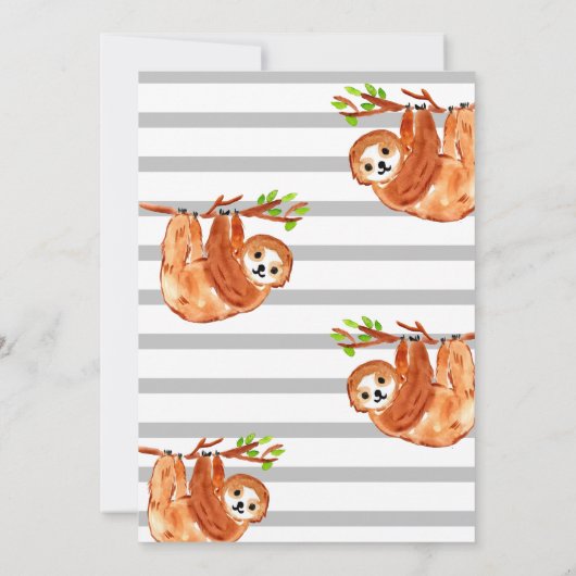 Invitation de fête pour enfant mignon (Dos)