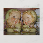 invitation de fête pour filles " commères " (Devant)