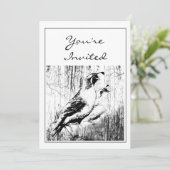 Invitation de fête pour la fête de Carlin de Calif (Debout devant)