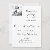 Invitation de fête pour la fête de Carlin de Calif (Dos)