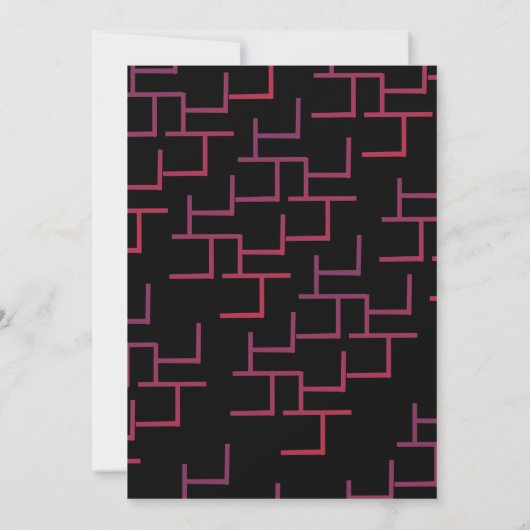 Invitation de fête pour une échappée moderne (Dos)