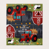 Invitation de fête que vous pouvez personnaliser à (Outside Unfolded)