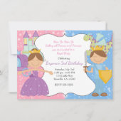 Invitation de fête royale du château de la princes (Devant)