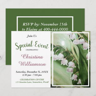 INVITATION DE FÊTE SPÉCIALE