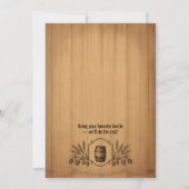 Invitation de fête sur le thème du Bourbon rustiqu (Dos)