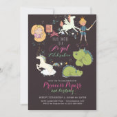 Invitation de fête sur le thème du conte de fées (Devant)