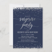 Invitation de fête surprise - Invitation élégante (Devant)