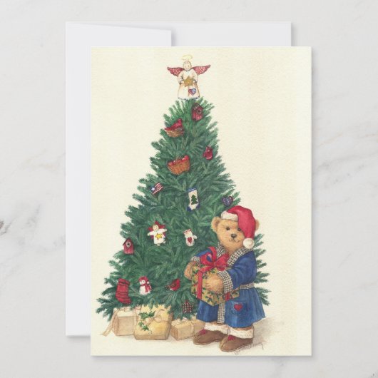 INVITATION DE FÊTE TEDDY OAR (Devant)