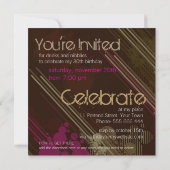 Invitation de fête urbaine grunge funky (Dos)